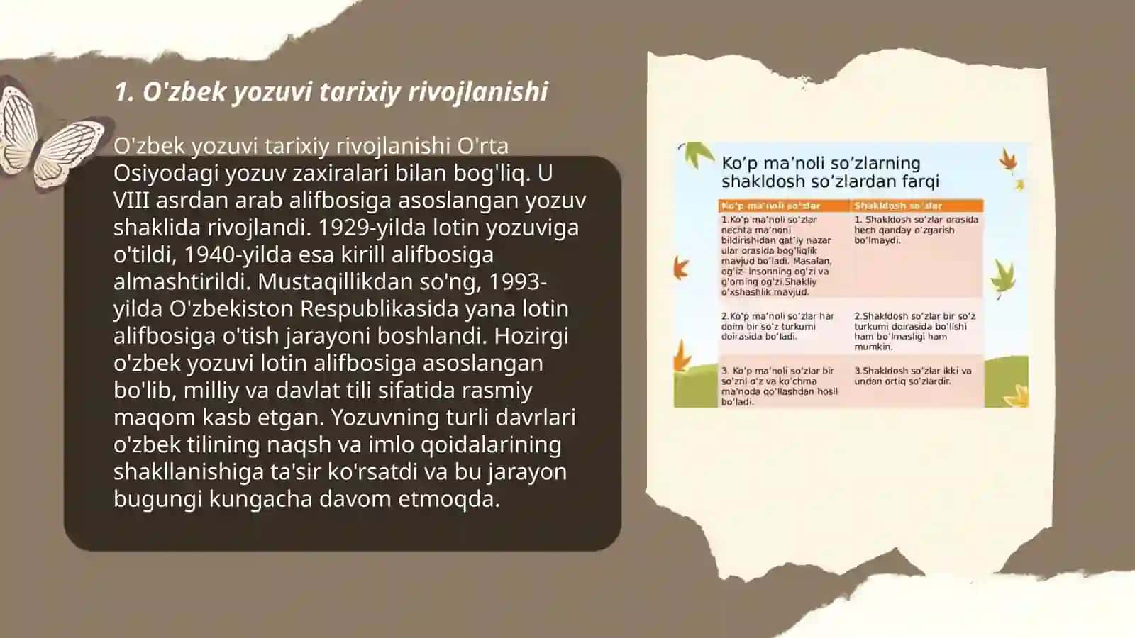 Tarixiy va shakliy yozuvga topish va izohlash 3