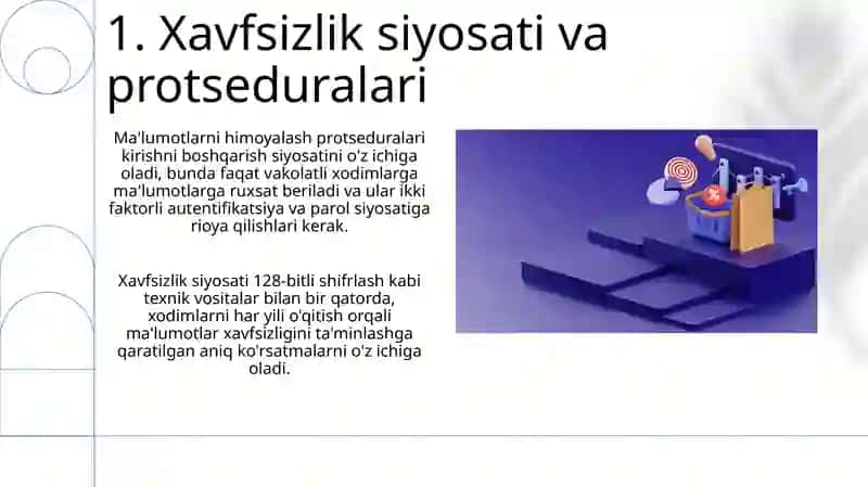 Elektron tijorat tizimlarida ma’lumotlarni himoyalash usullari 3