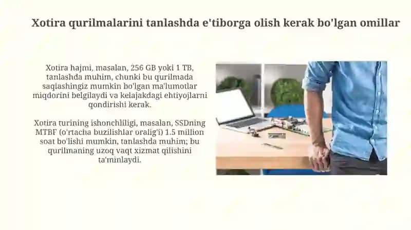 Xotira qurulmalarining afzallik va kamchiliklari 3