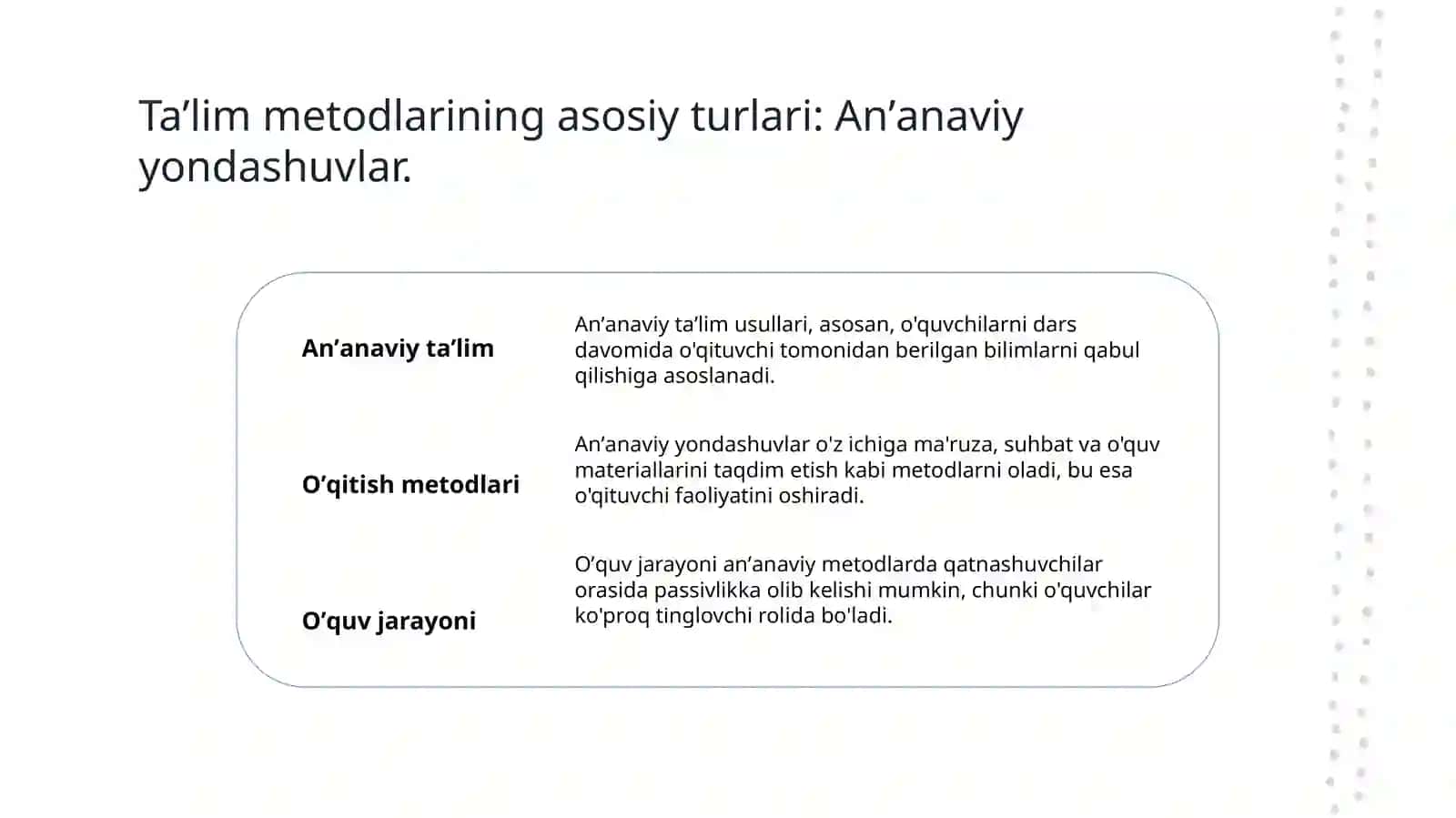 Taʼlim metodlari va vositalari 3
