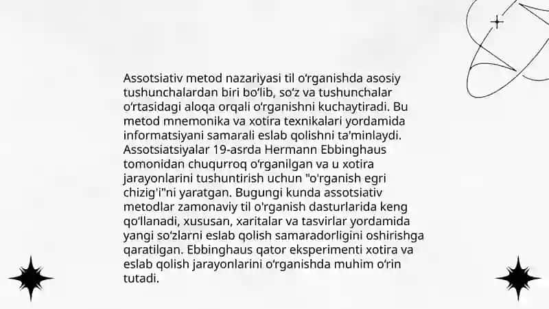 Assotsiativ metod 3