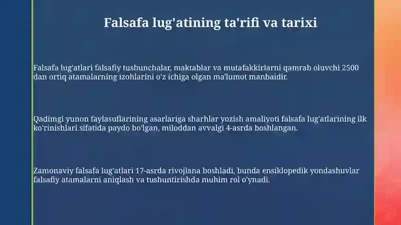 Falsafa lug'ati 3