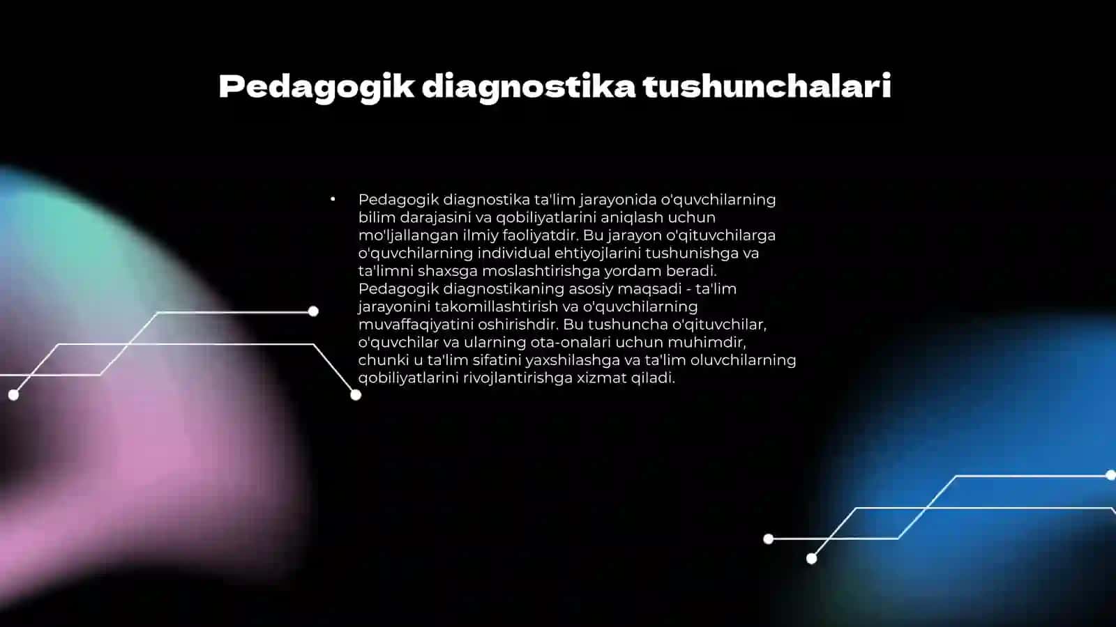 Pedagogik diagnostikaning mazmuni va ahamiyati 3
