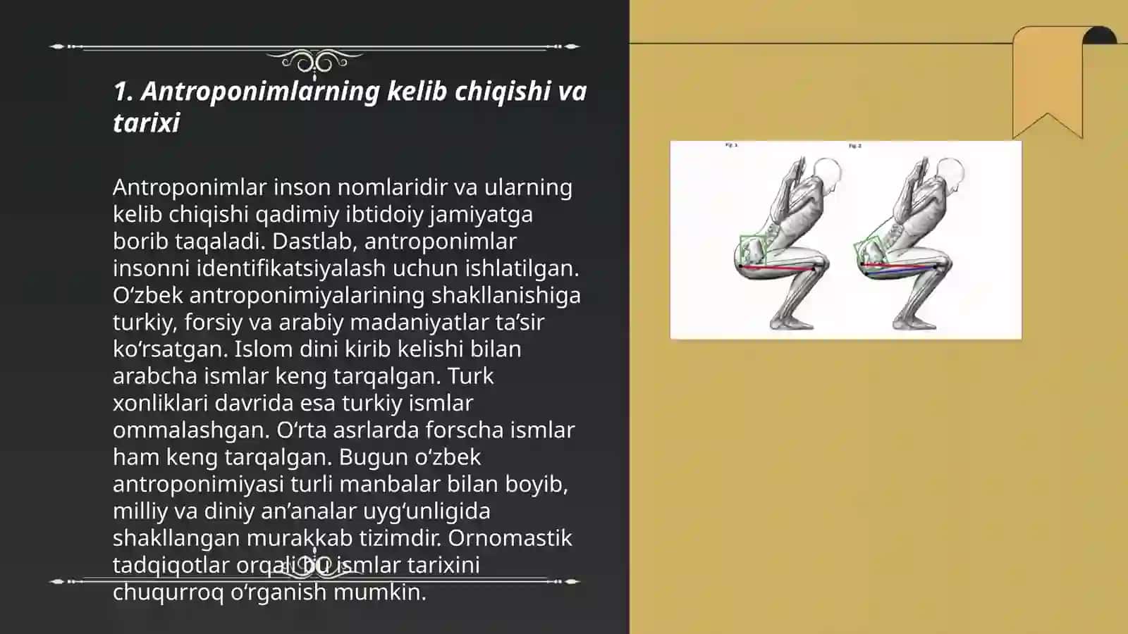 Antroponimlar. Tub va yasama antroponimlarga misollar 3
