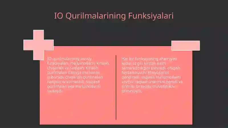 IO qurilmalarining asosiy turlari va funksiyalari 3