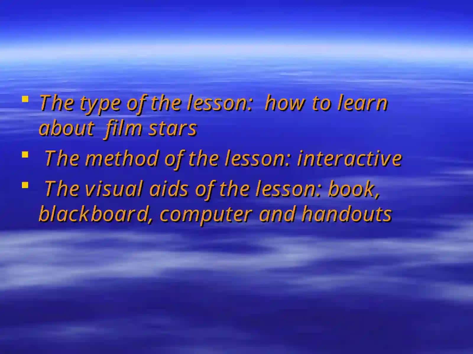 How to learn about film stars 3