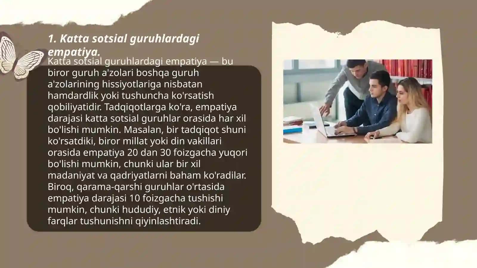 Katta sotsial guruhlarning emotsional tomoni 3