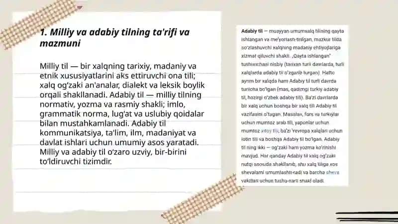 Milliy va adabiy til 3