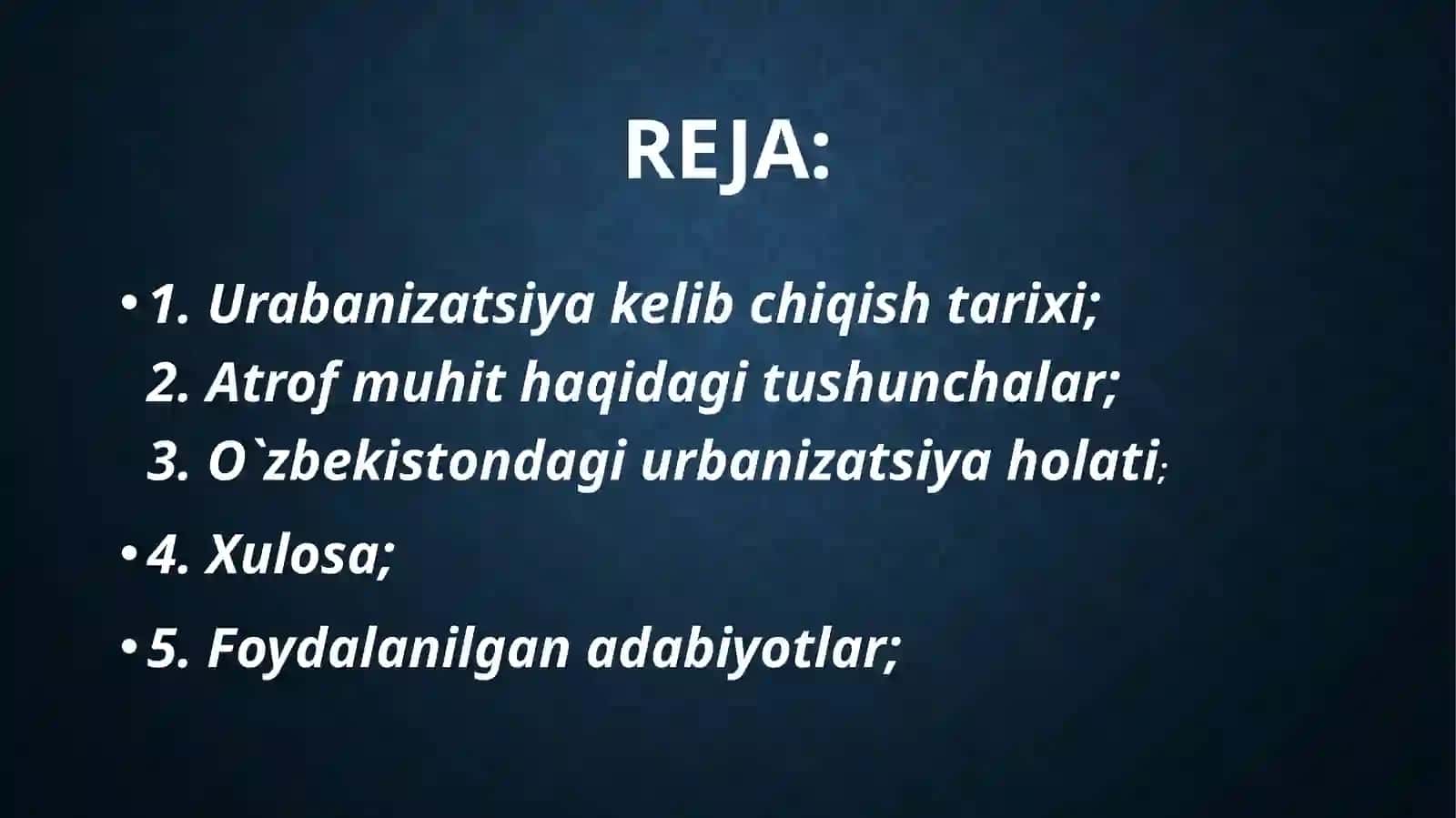 Urbanizatsiya atrof muhit 3