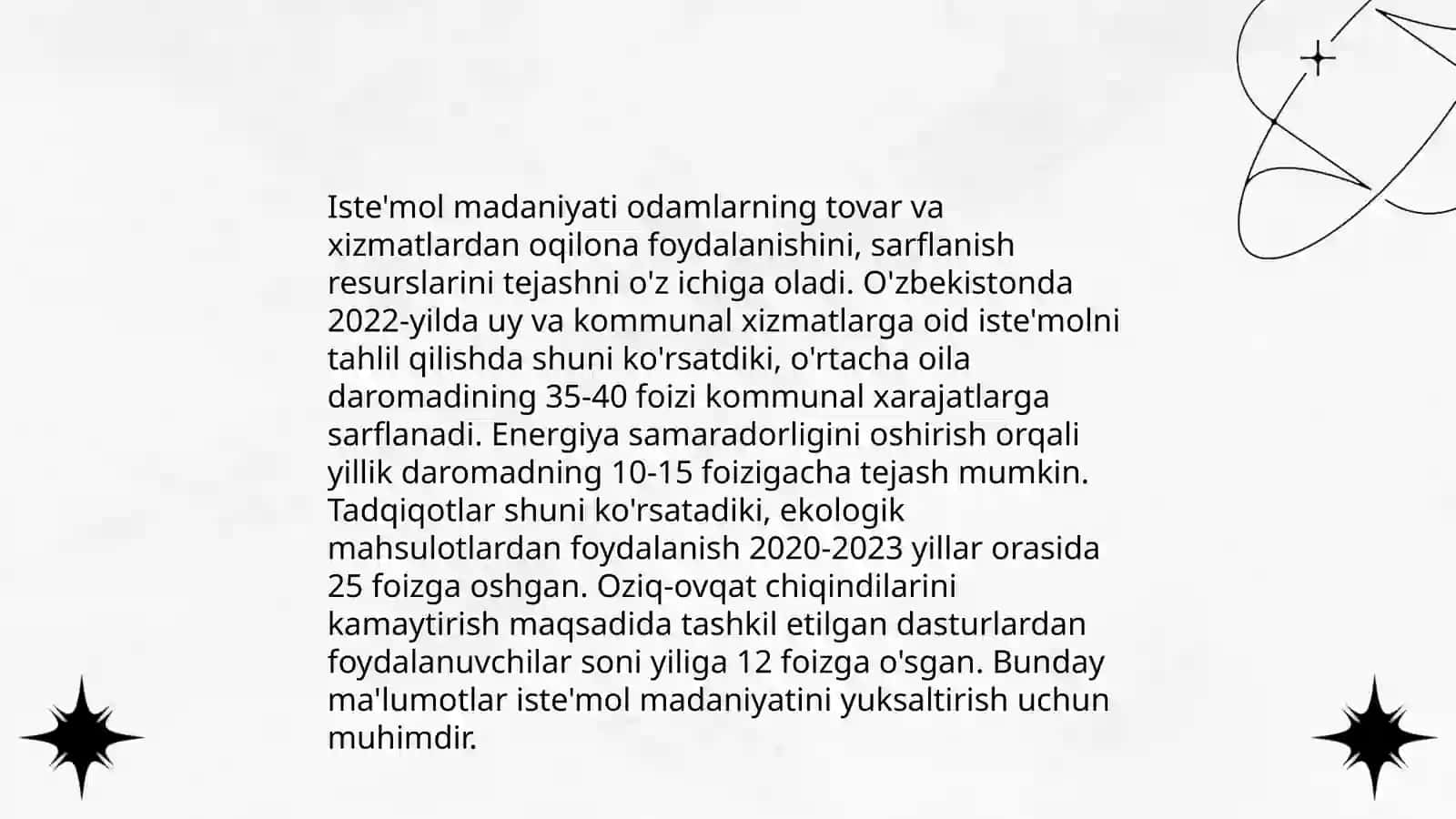 Iste'mol, jamg'arish va investitsiya 3