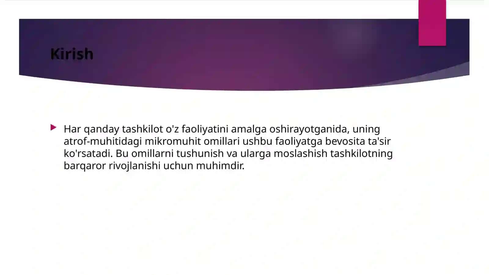 Mikromuhit omillarining tashkilot faoliyatiga ta'siri 3