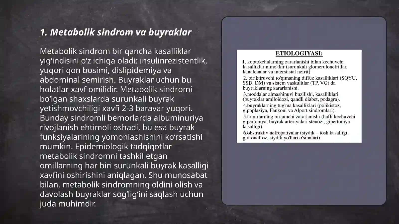 Dismetabolik nefropatiyalar 3