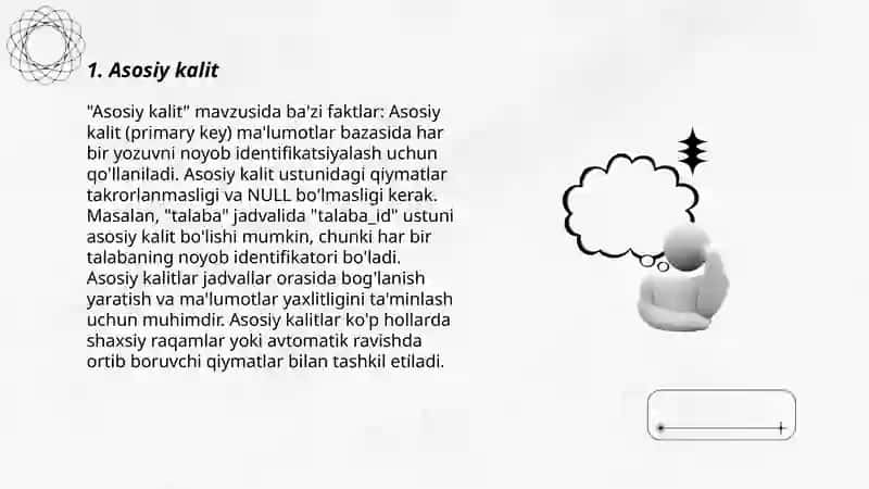 Asosiy kalit 3