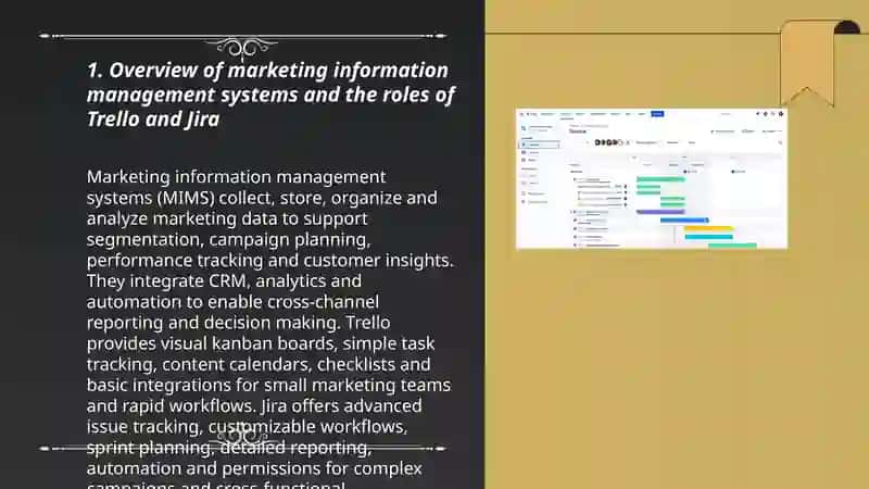 Marketing information management systems 3