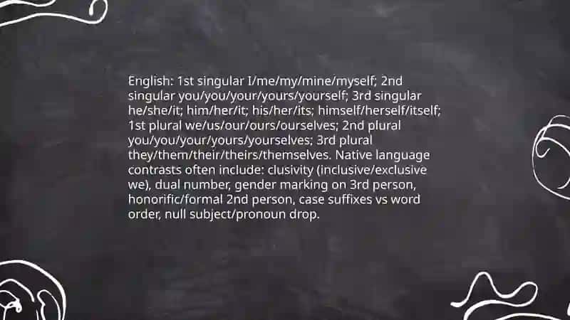 Personal Pronouns in English and the Native Language: A Comparative Study 3