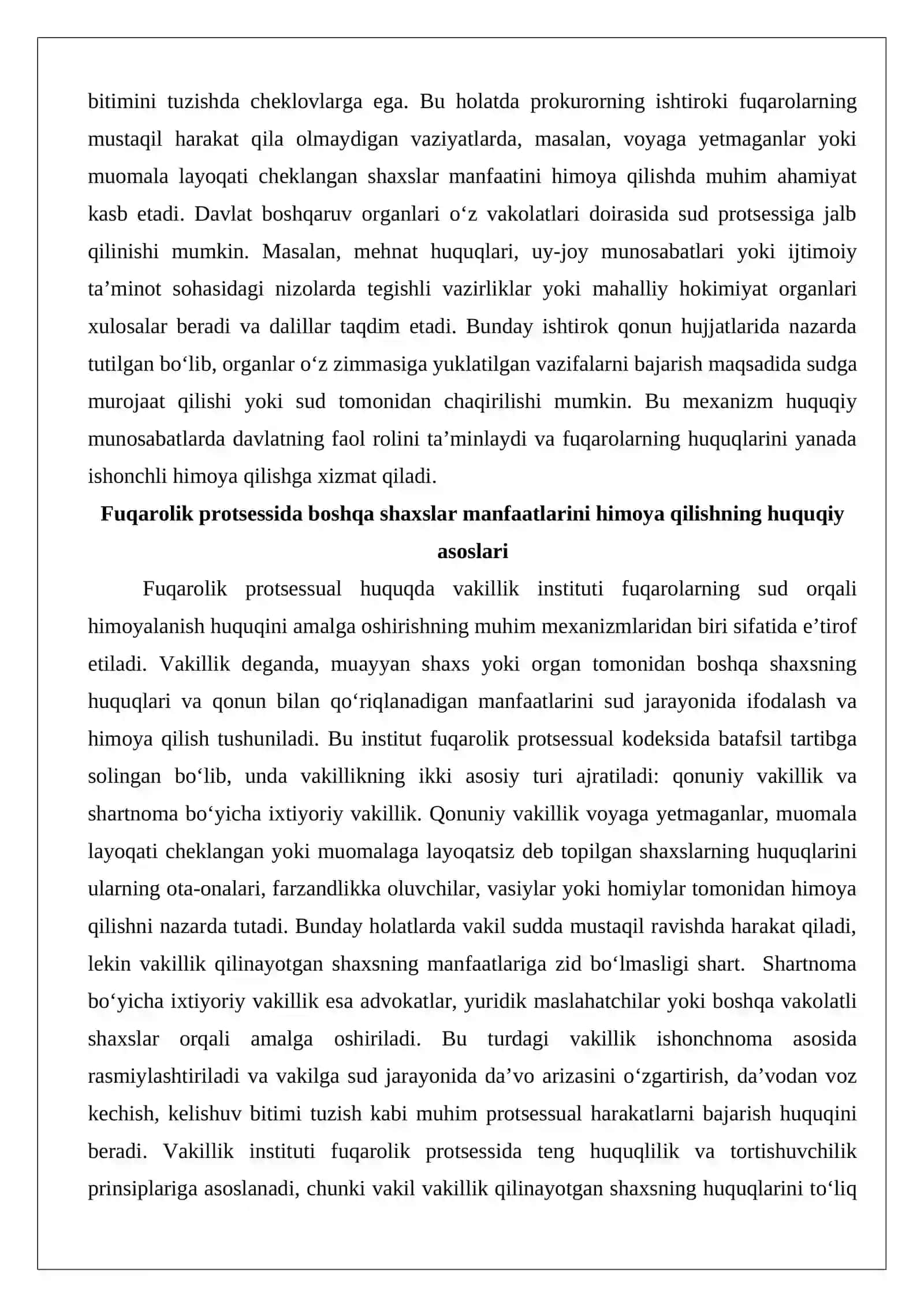 Fuqarolik protsessida huquqlarni himoya qilish 3