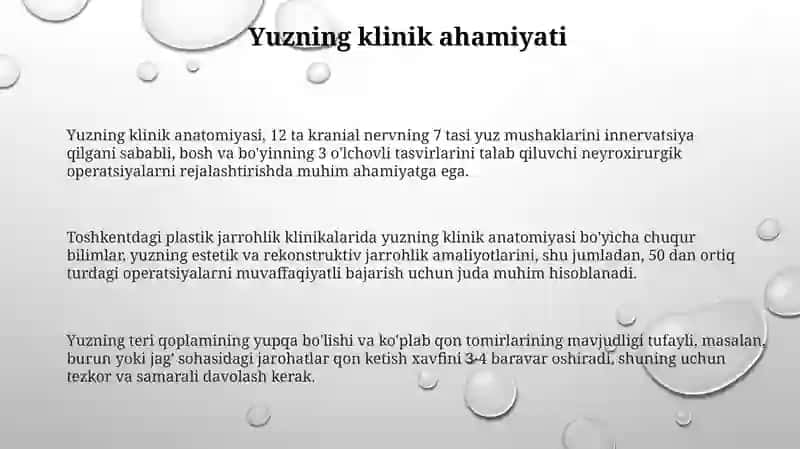 Yuzning klinik anatomiyasi 3