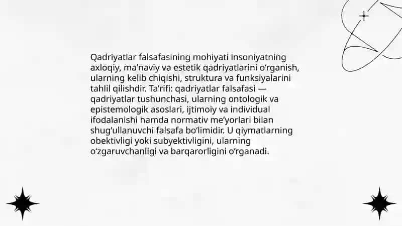 Qadriyatlar falsafasi 3