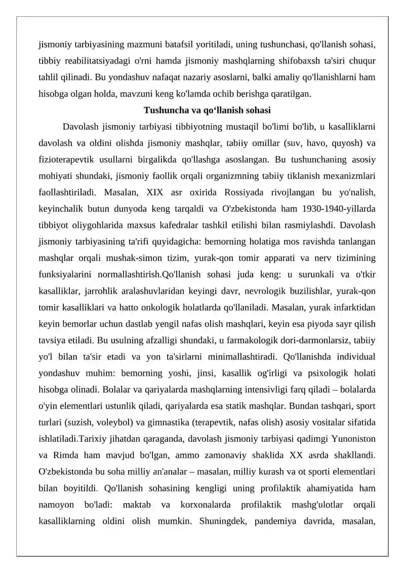 Davolash jismoniy tarbiyaning maqsadi va vazifalari 3