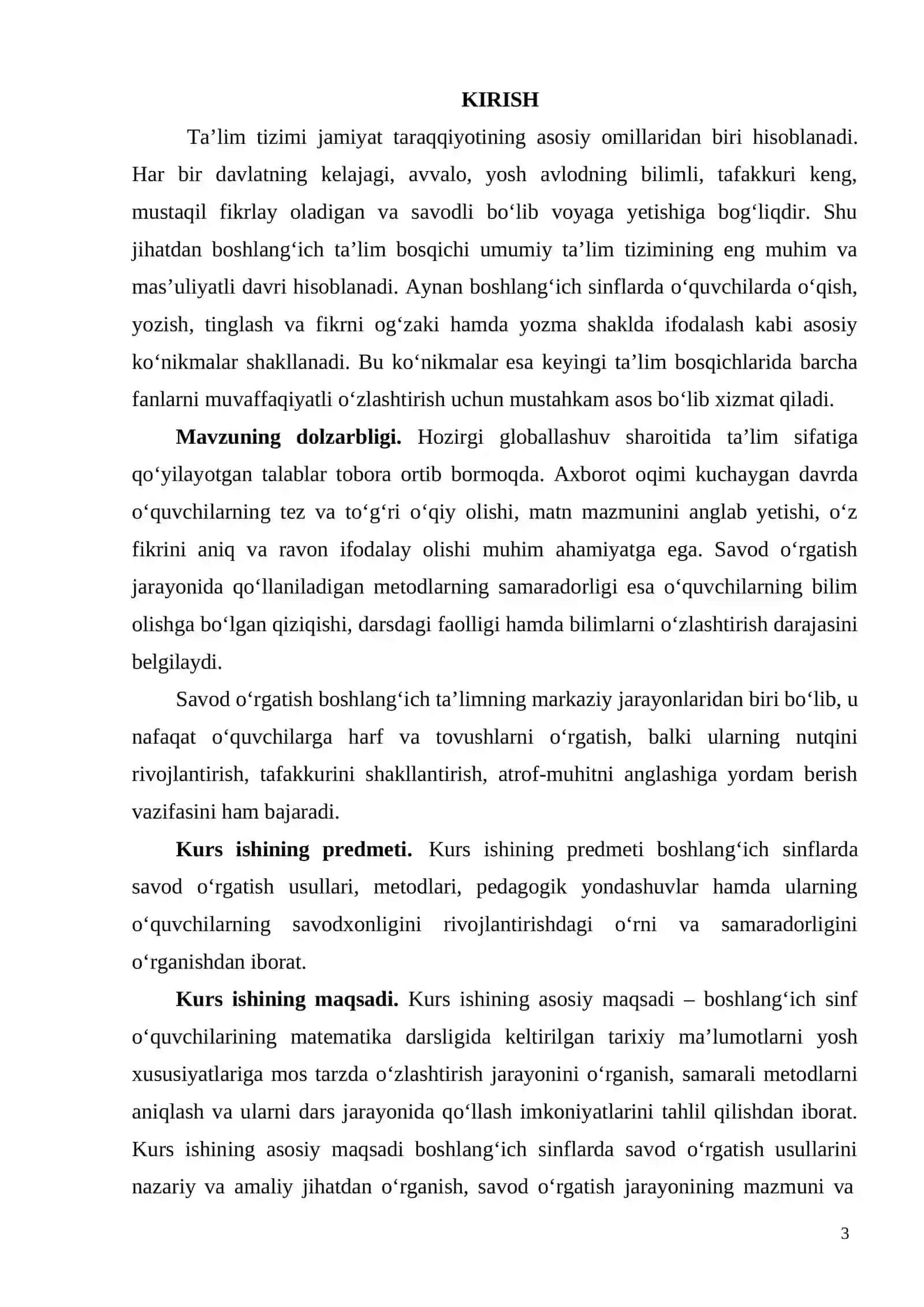 BOSHLANG’ICH SINFLARDA SAVOD O’RGATISH USULLARI 3