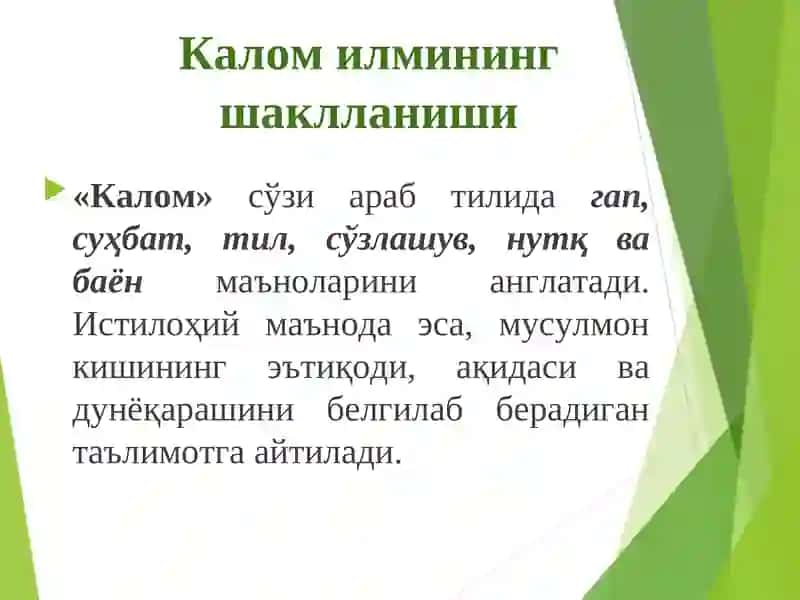 Ислом динида фиқҳий мазҳаблар 3