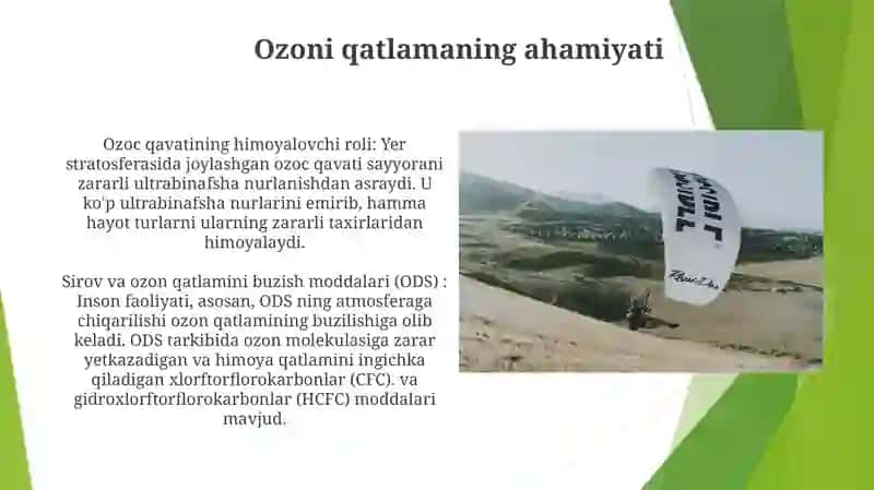 Ozon Qatlamining Yemirilishi 3