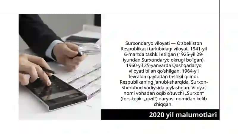 Surxandaryo viloyatining ma’muriy-hududiy tarkibi va ijtimoiy-iqtisodiy rivojlanish xususiyatlari 3