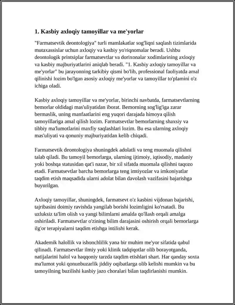 FARMATSEVTIK DEONTOLOGIYANING UMUMIY TALABLARI 3