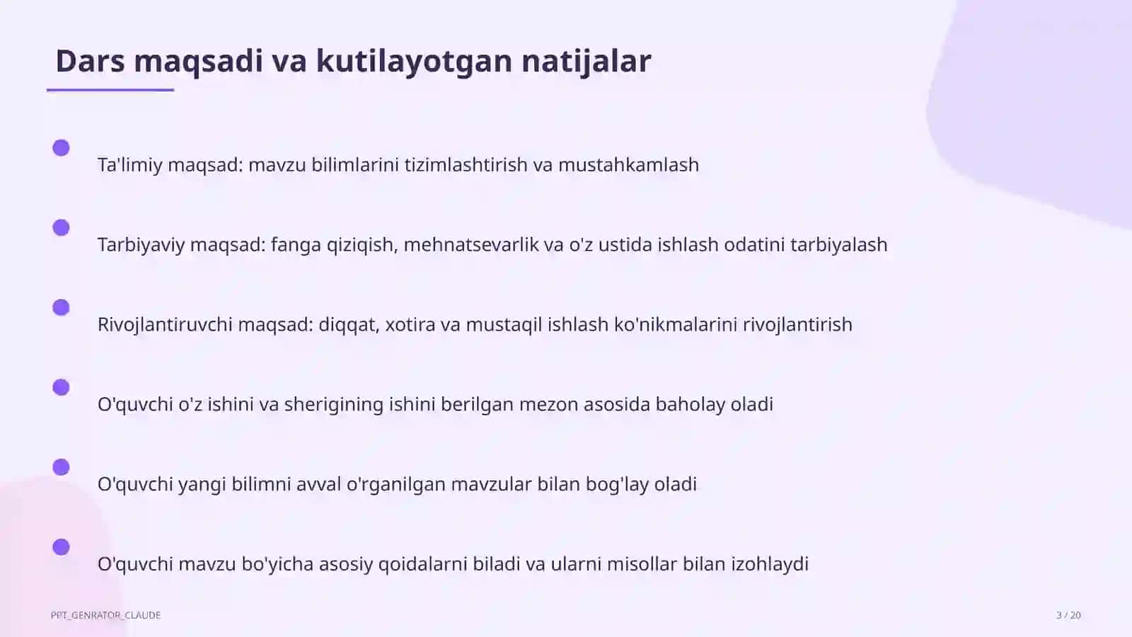 Sog'lom turmush tarzi: mening tanlovim 3