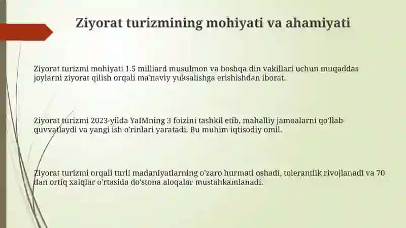 Ziyorat Turizmi 3
