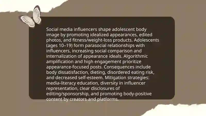 The influence of popular culture on body image 3