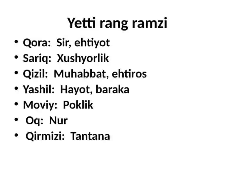 Sab’ayi Sayyor dostonida  ramzlar 3
