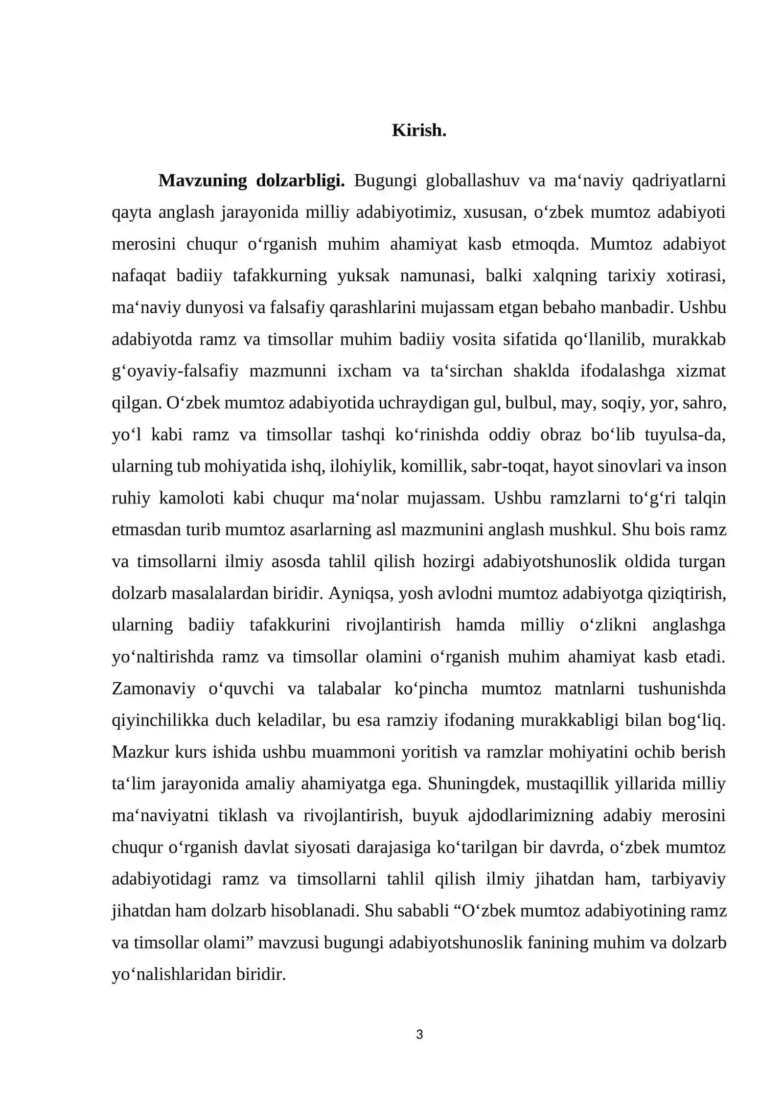 Oʻzbek mumtoz adabiyotining ramz va timsollar olami 3
