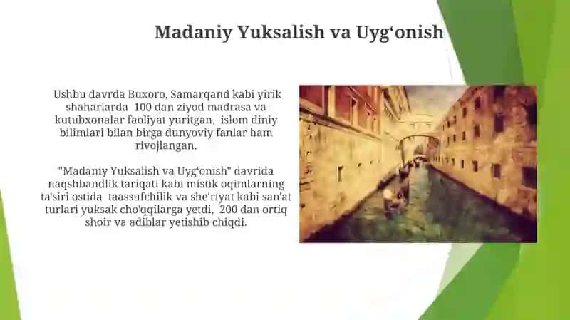 Sharq uygʻonish davri 3