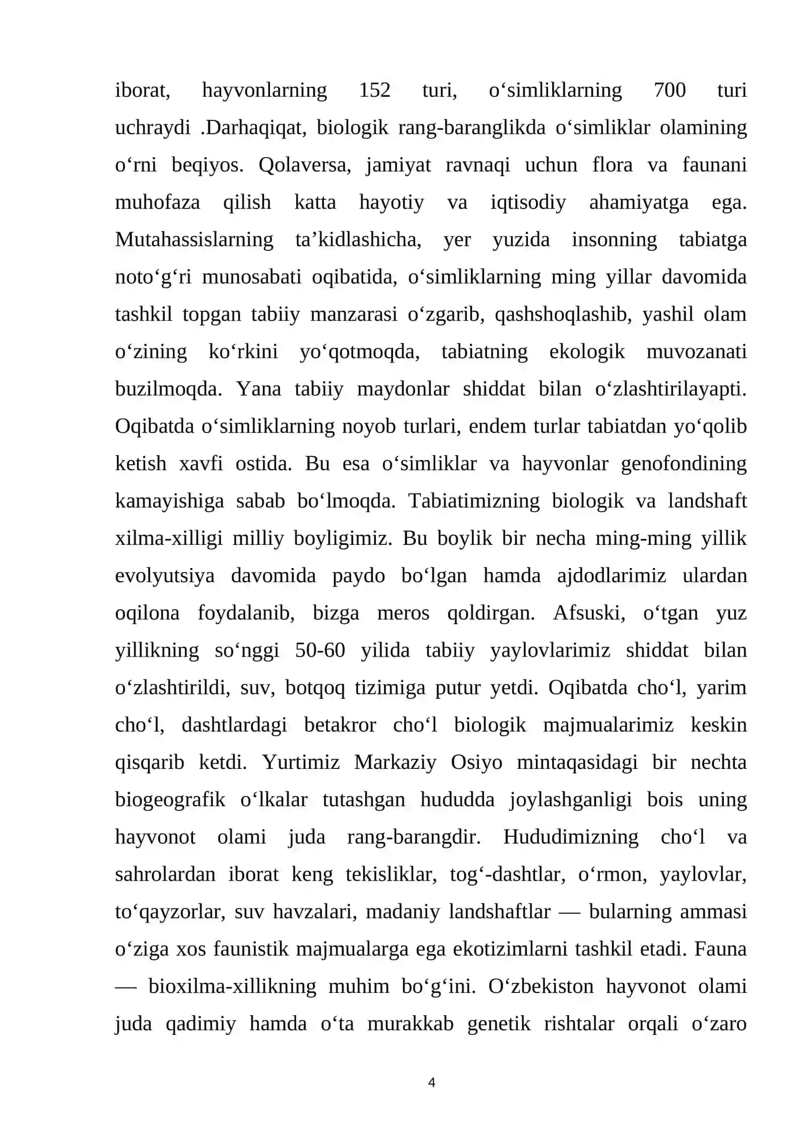 Qo`riqxonalar va ularning roli 3