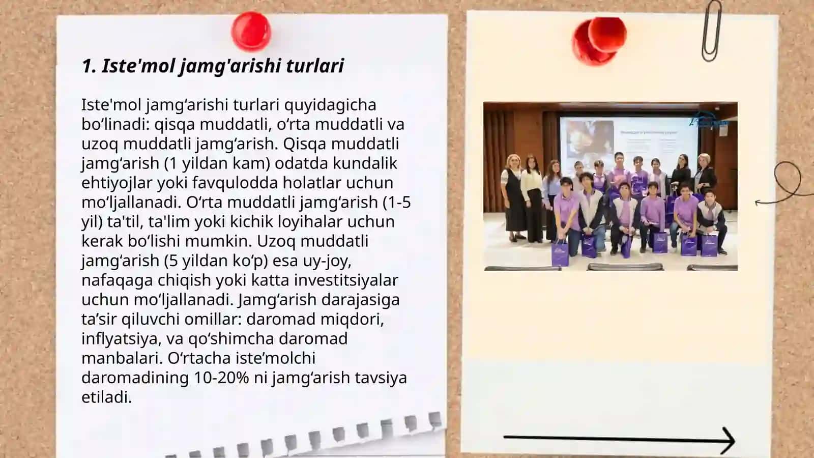 Iste'mol jamg'arishi turlari 3