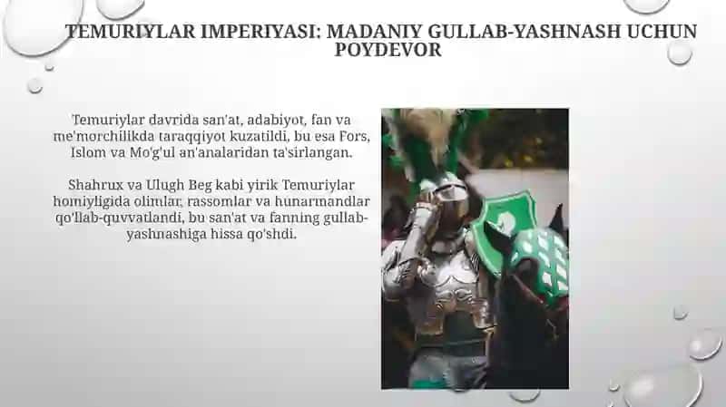 Temuriylar davlati renessansi 3
