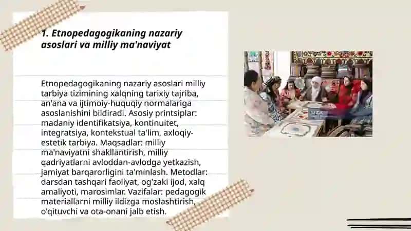 Etnopedagogika va milliy ma'naviyat 3