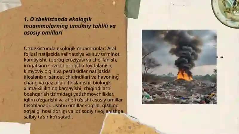 O'zbekistonda ekalogik muammolar va ularning yechimlari 3
