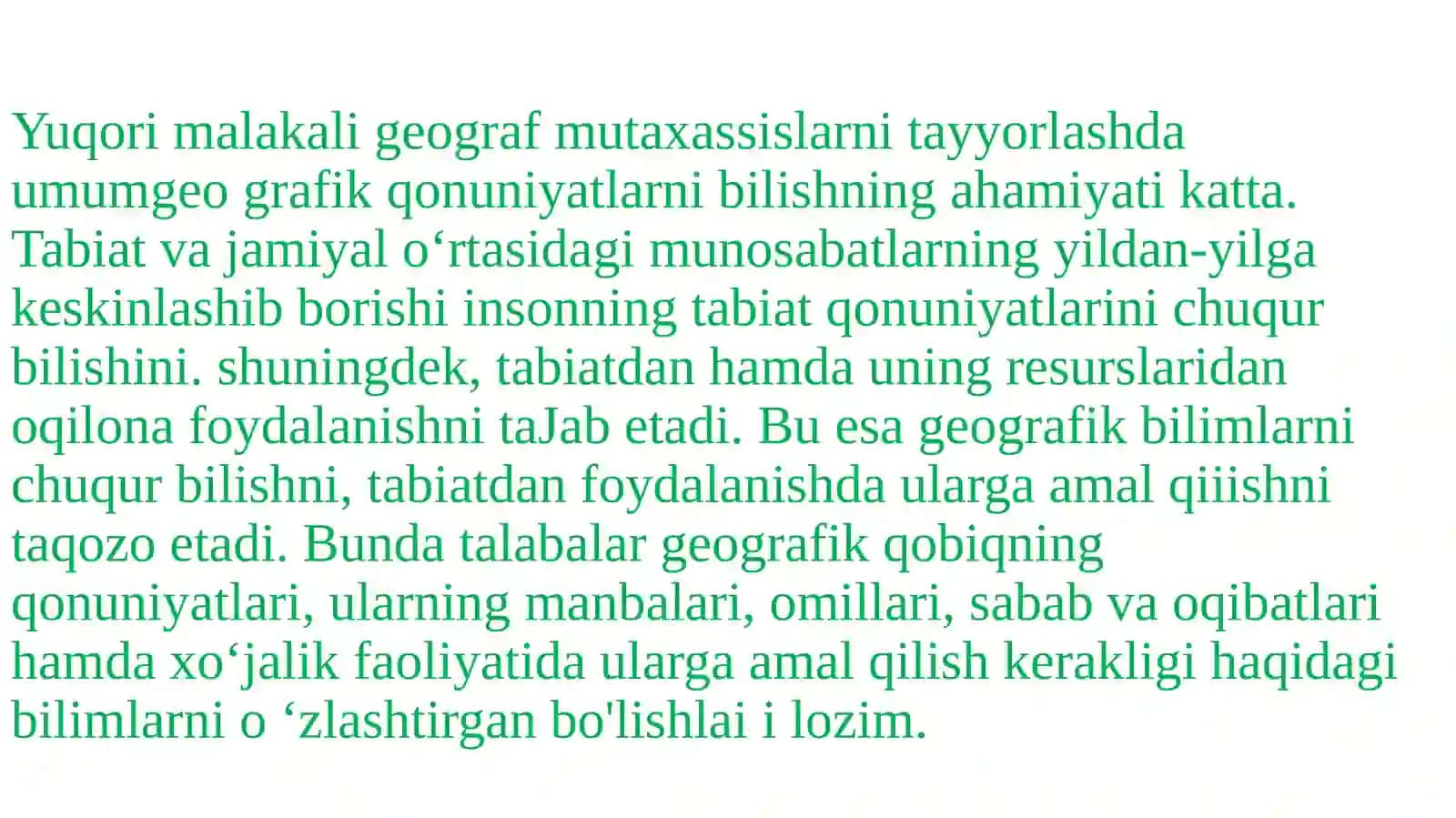 Umumiy tabiiy geografiya faniga kirish 3