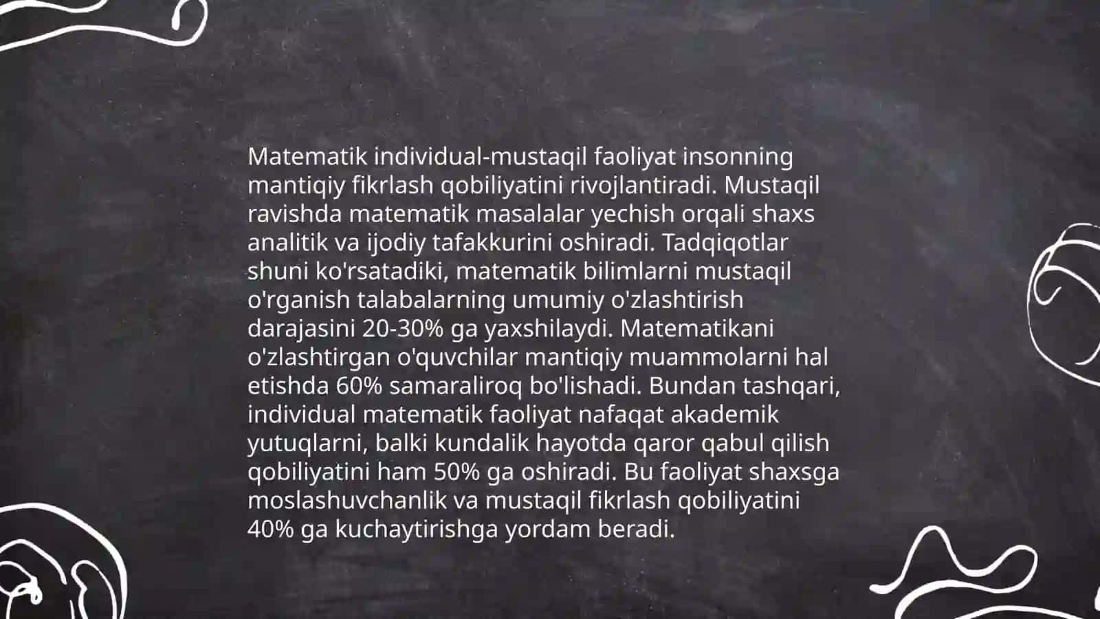 Matematika kursi o‘qitish 3