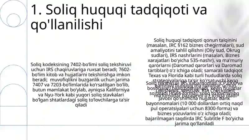 Soliq tekshiruvi 3