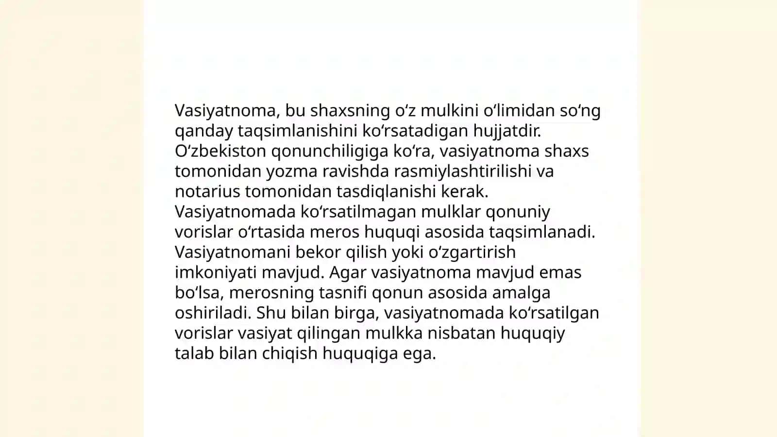 Vasiyatnoma mavzusida slayd 3