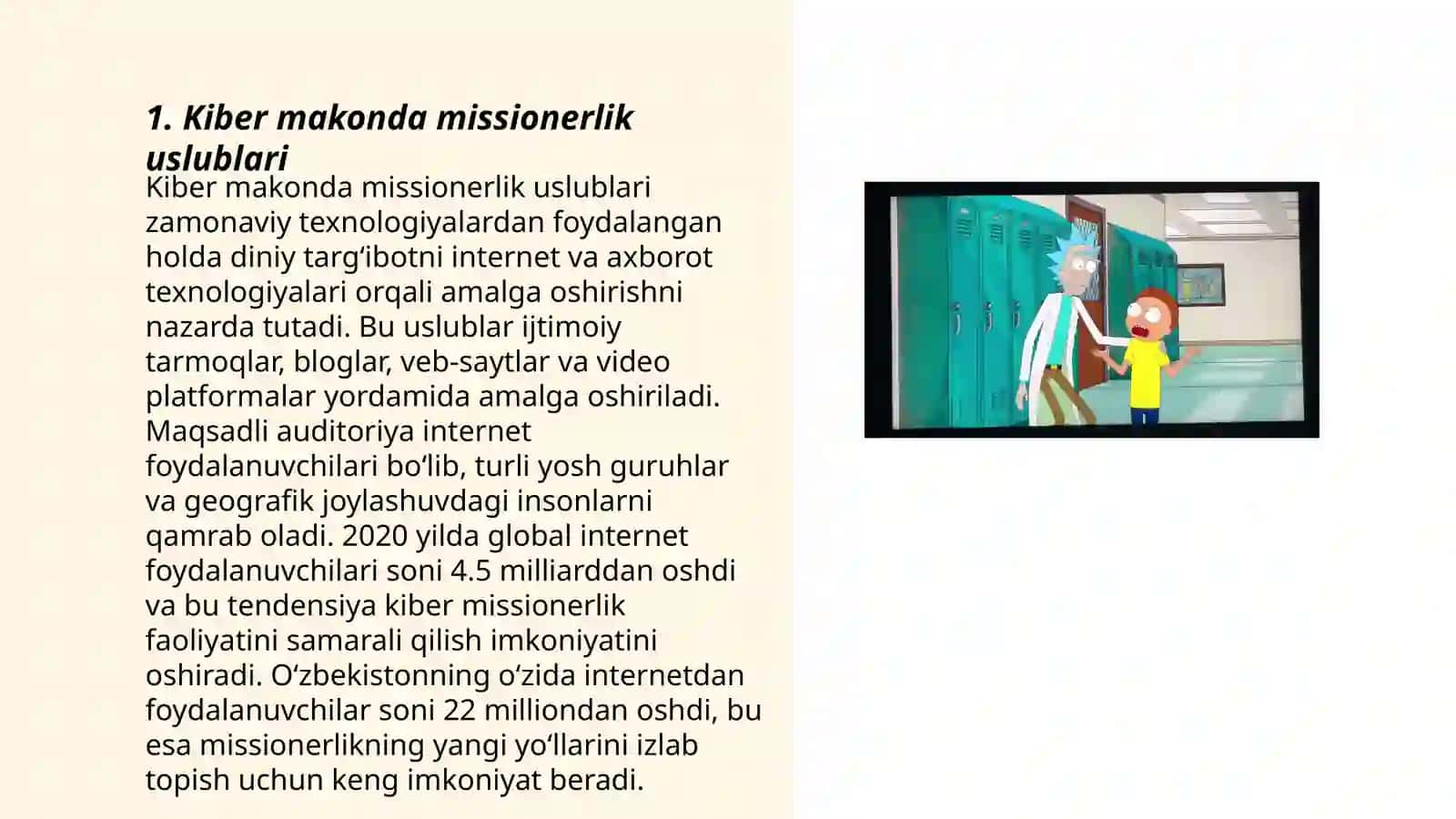 Kiber makonda missionerlik uslublari 3