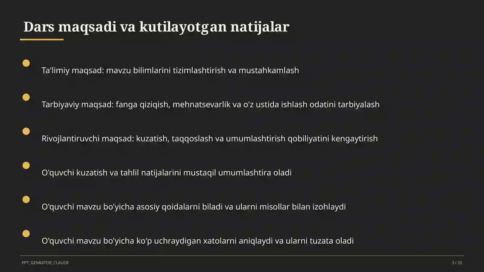 Hosila yordamida funksiyani tekshirish (11-sinf) 3