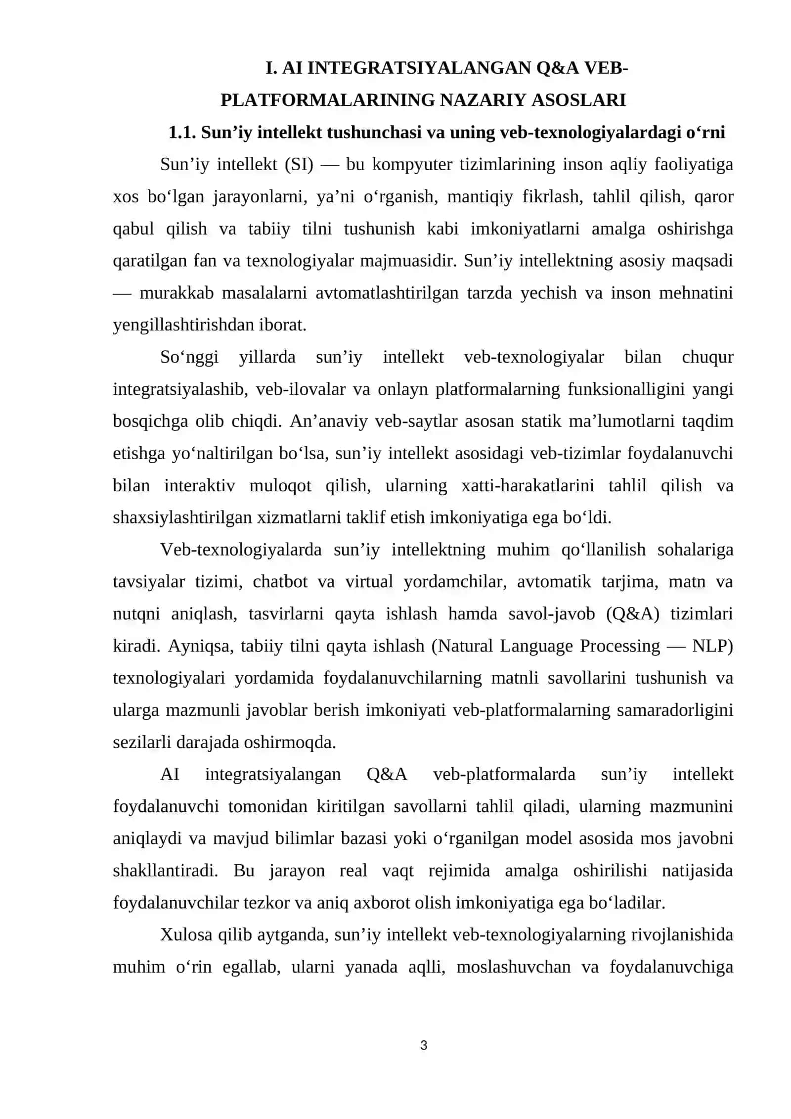 AI INTEGRATSIYALANGAN Q&A VEB-PLATFORMASI 3