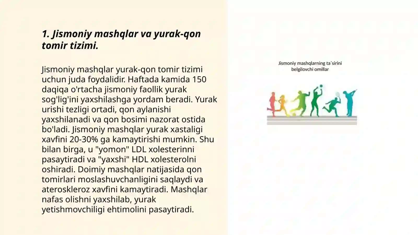 Jismoniy mashqlarning inson tanasiga taʼsiri 3