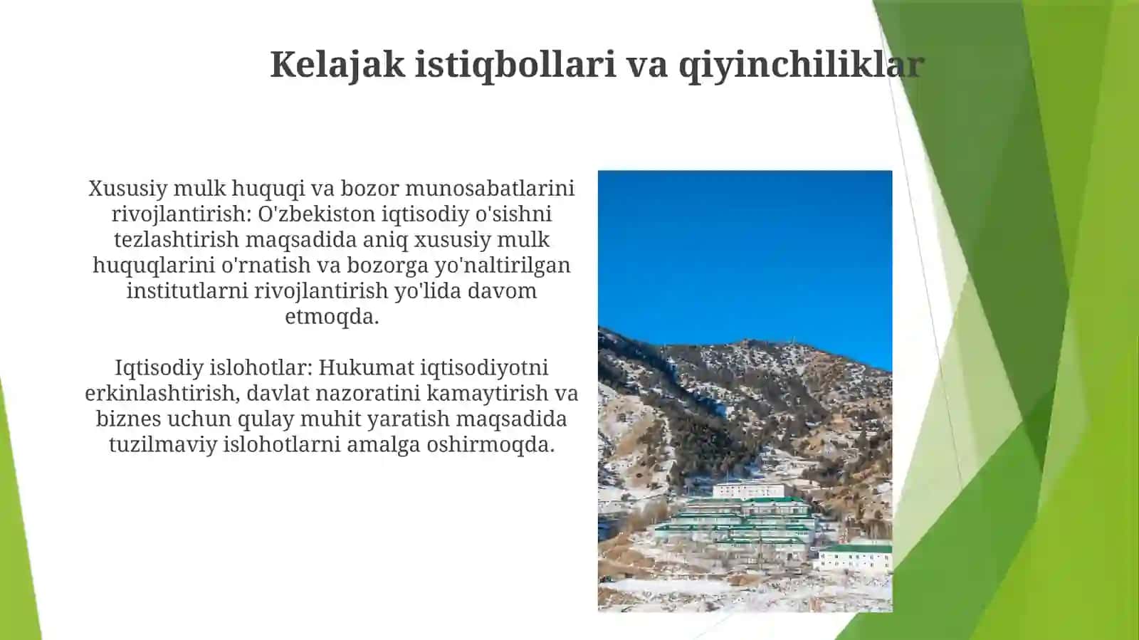 O'zbekistonda Iqtisodiy Islohotlar 3