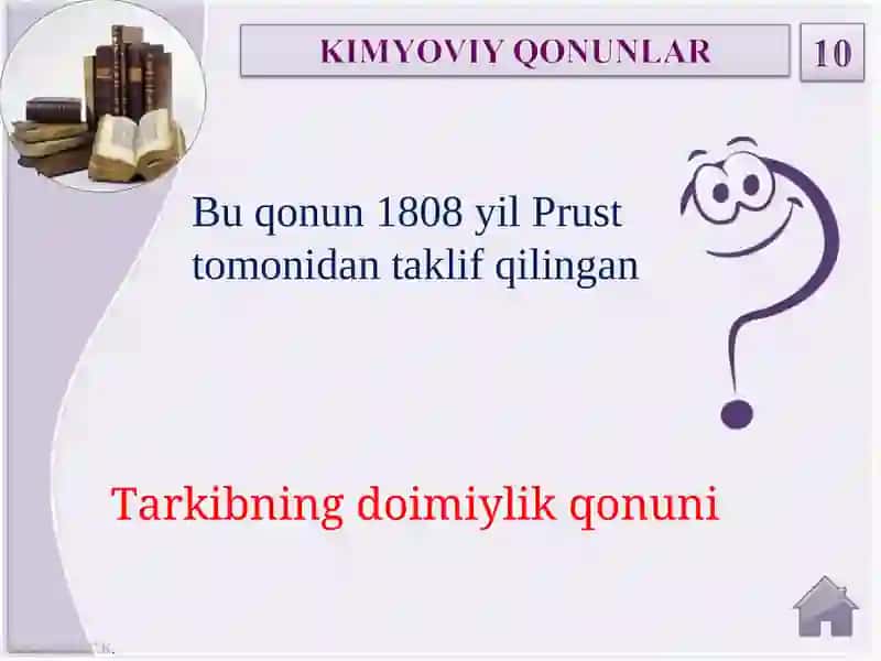 Karrali nisbatlar qonuni 3