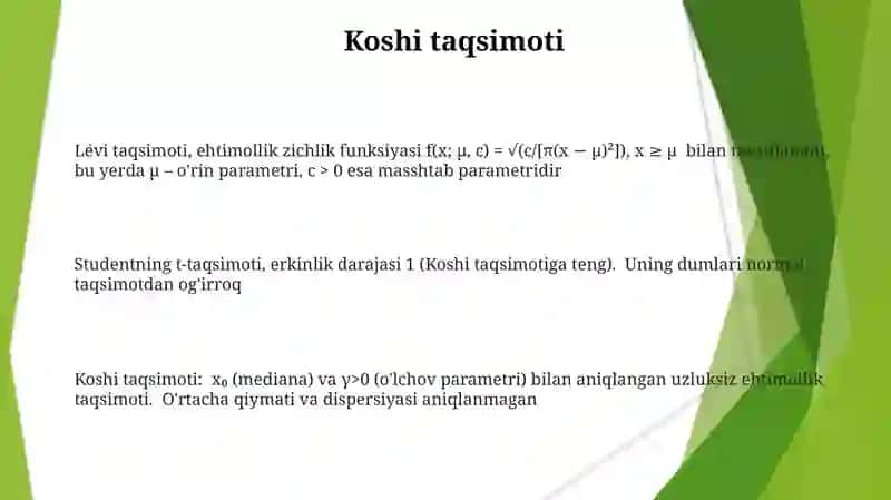 Matematik kutilma yoki dispersiyasi 3